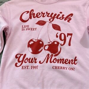 Cherryish Pink Kids SweatShirt